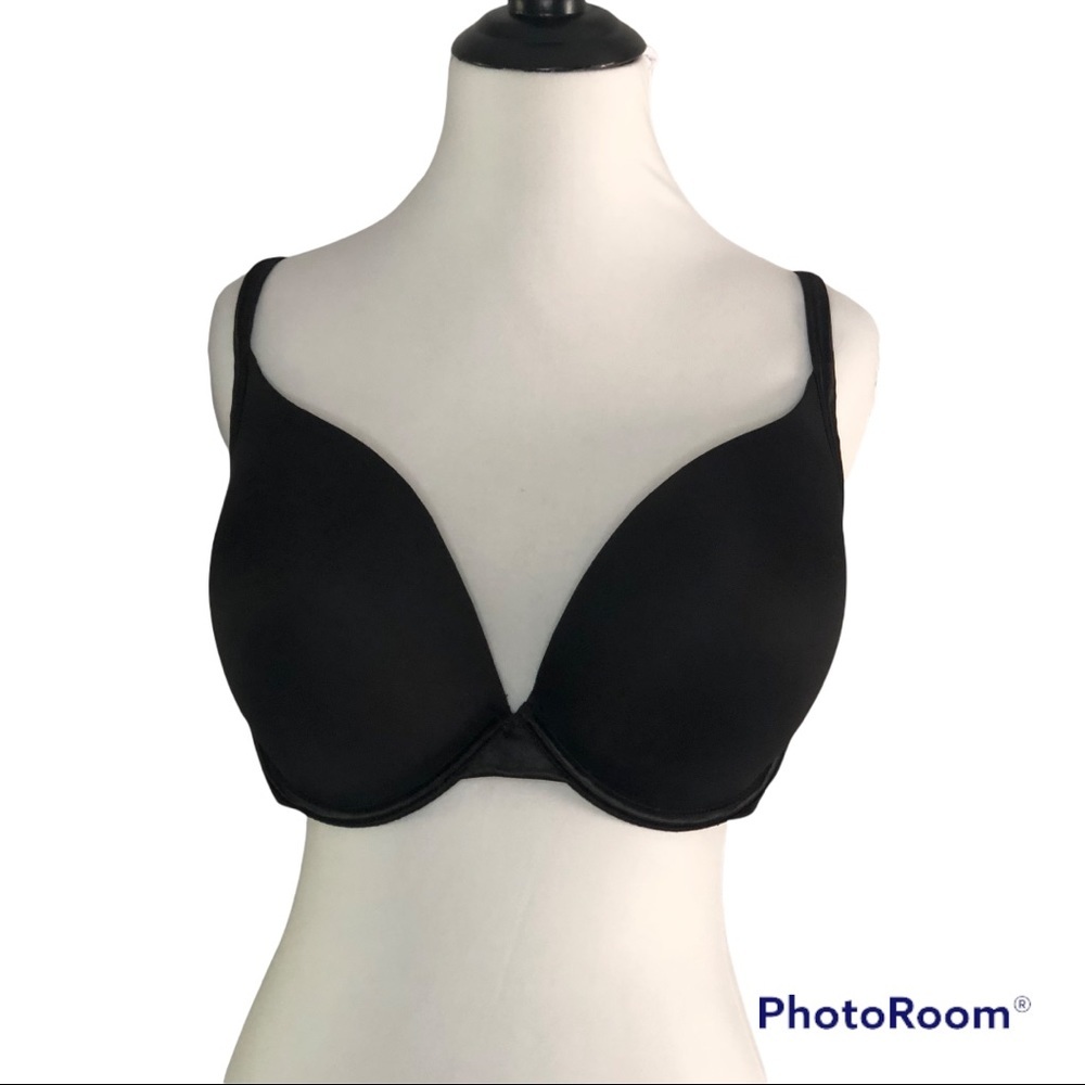 CACIQUE Underwire Full Light padding Black Bra 42D